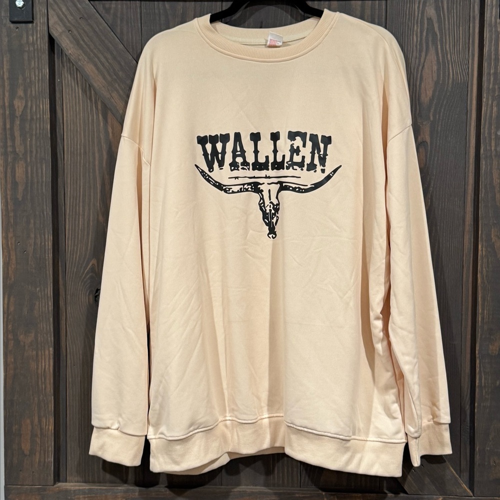 Morgan Wallen Women’s Crewneck Sweatshirt Size‎ 3XL